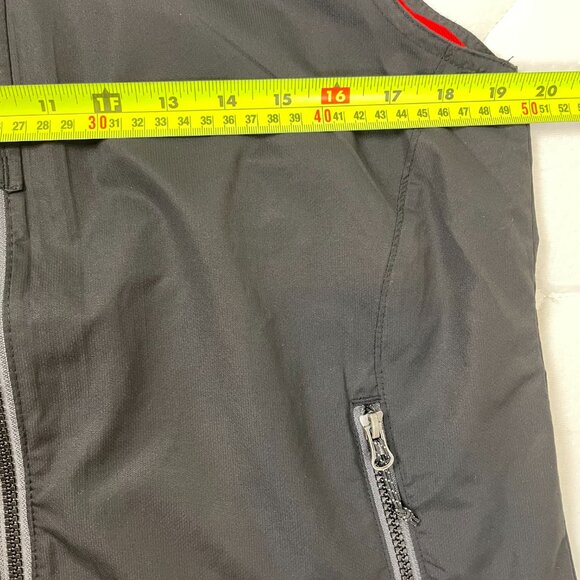 Elevate Zip Vest vest with Pocket Casual Solid Color Sleeveless Jacket Size M - Picture 8 of 9